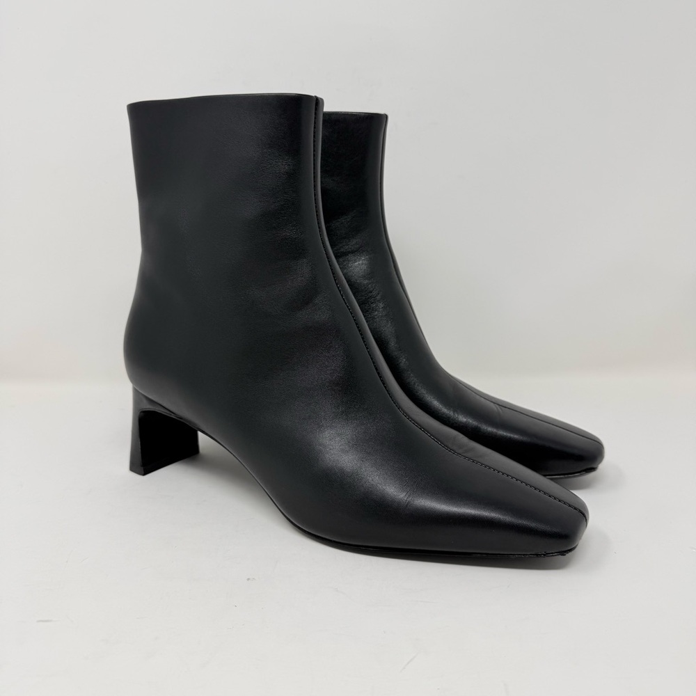 Rag & Bone Avery Zip Boots Black Leather Sz 39 - Picture 3 of 15
